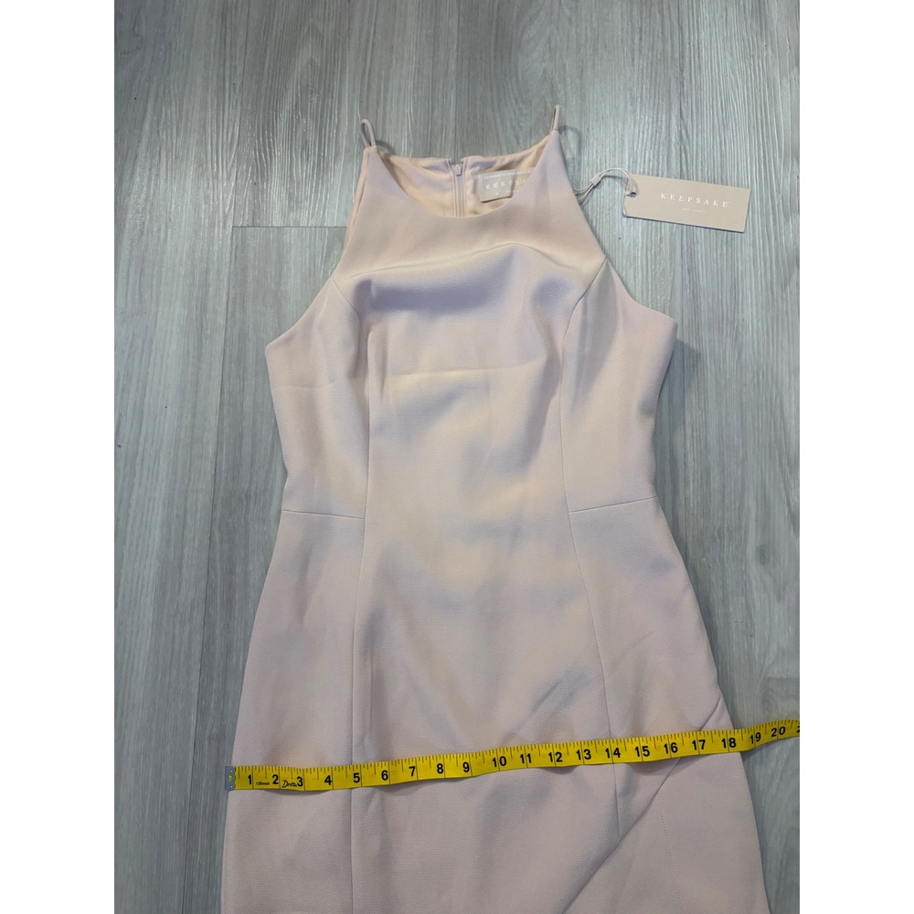 Keepsake The Label Maxi Dress Women Pink Halter Neck Tulip Wrap Size 6 NWT - Picture 9 of 16